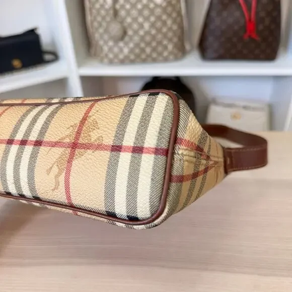 Burberry House Check Medium Tote Dark Brown - Picture 6 of 13